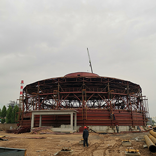 气柜的安全文明施工 气柜的安全文明施工